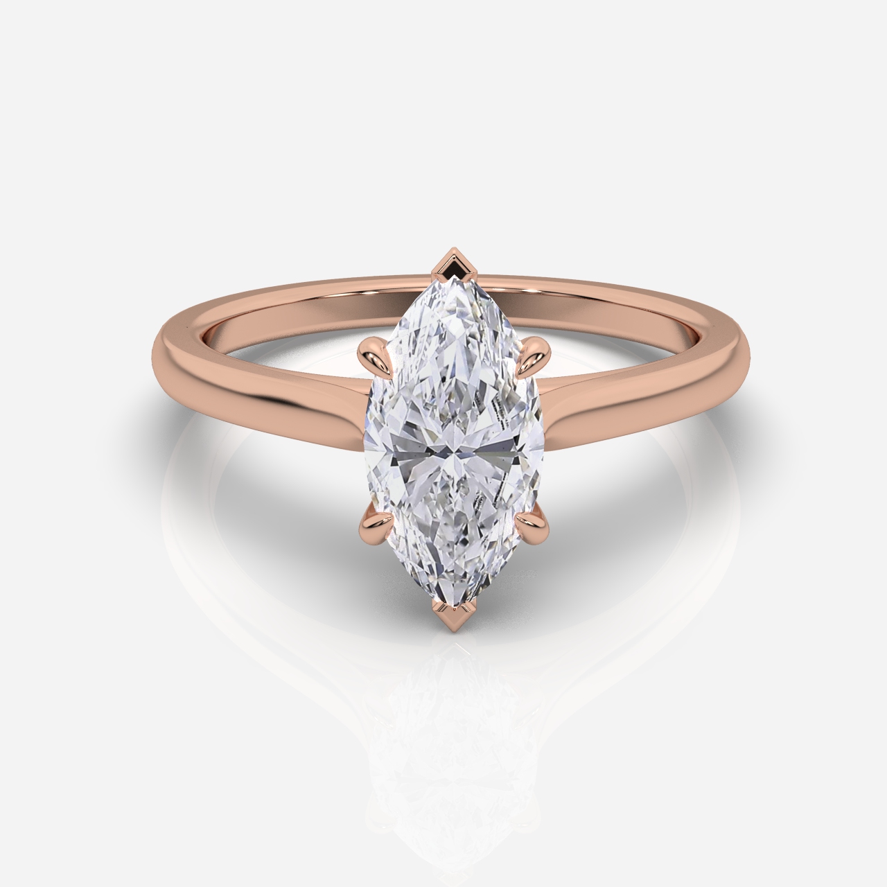 Ella Cathedral Solitaire Marquise